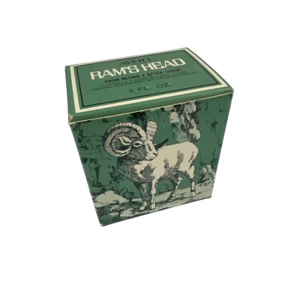 Avon Rams in Original Box Head Blend 7 1975 Limited edition Avon collectibles Af - Picture 2 of 11